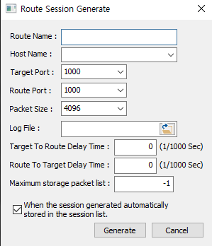 BDRouter New Session 창