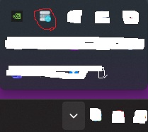 BDWebServer 트레이 아이콘